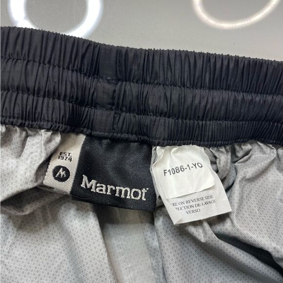 Marmot Track Pants Women Small Black Nylon Ankle Zipper - Picture 10 of 15